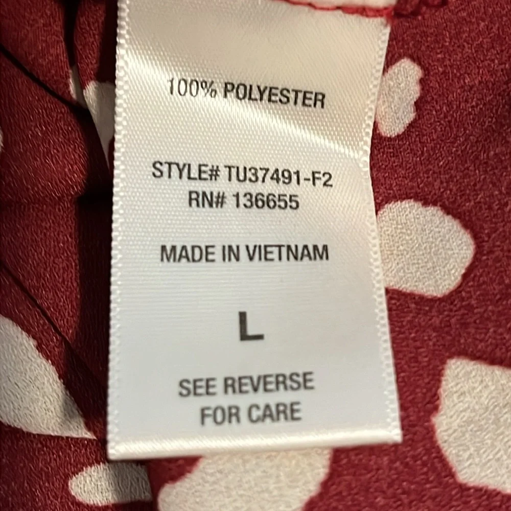 NWT West K Surplice Tie Sleeve Blouse - Picture 11 of 12